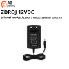 ZDROJ 12VDC - spínaný napájecí zdroj s vidlicí 230VAC/12VDC 1A